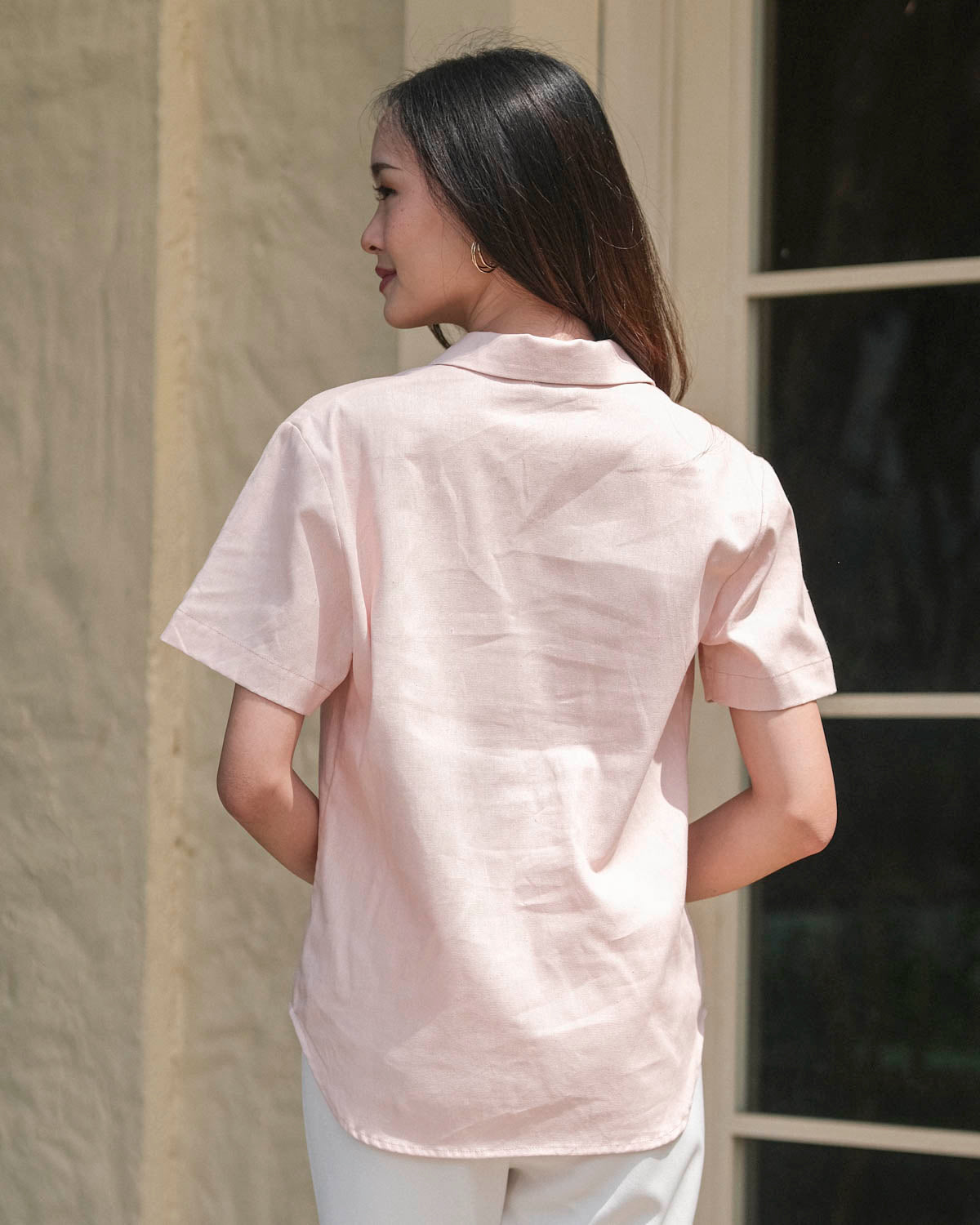Daniella Oversized Linen Shirt – Beyoutifulthelabel