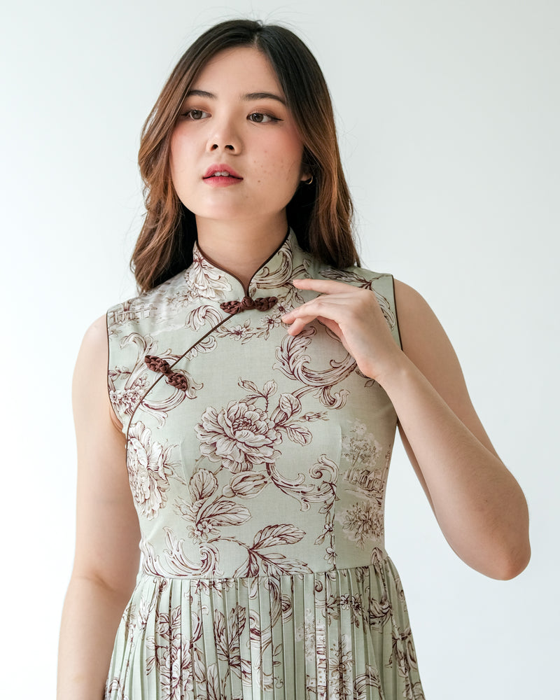 Yuehua Cheongsam Pleated Dress