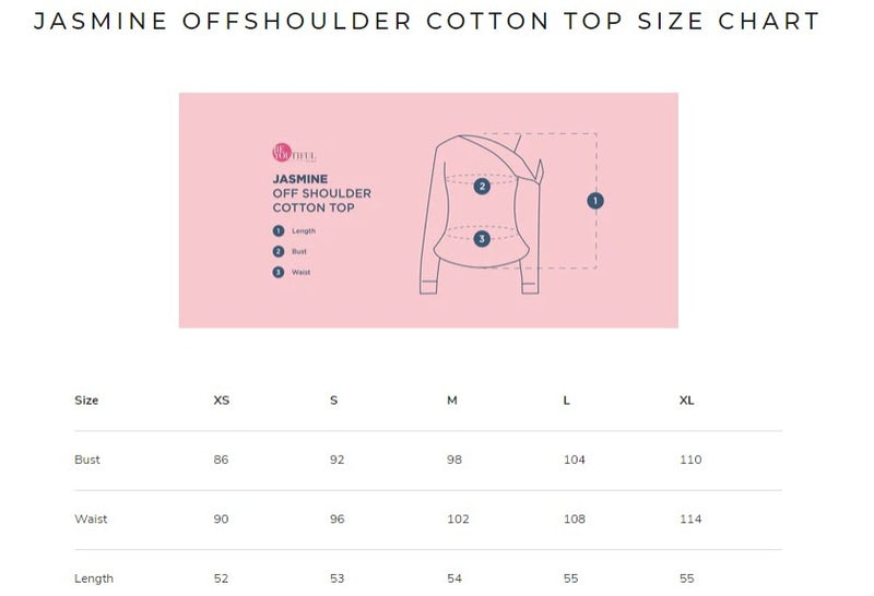 Jasmine Offshoulder Cotton Top