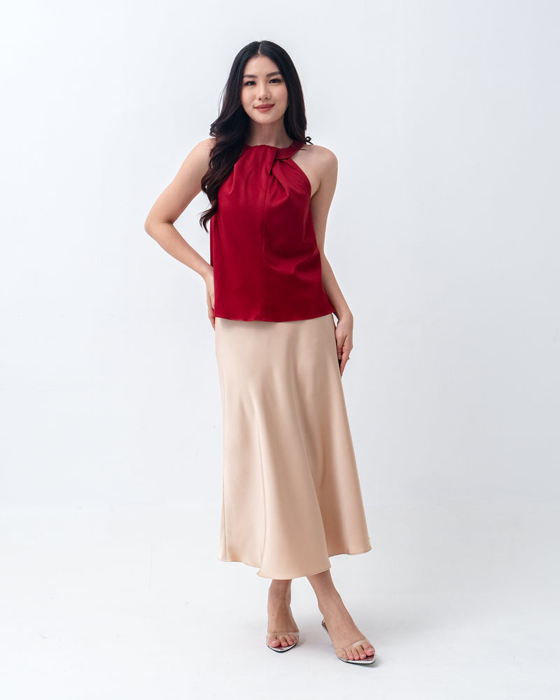 Abigail Satin Slip Skirt