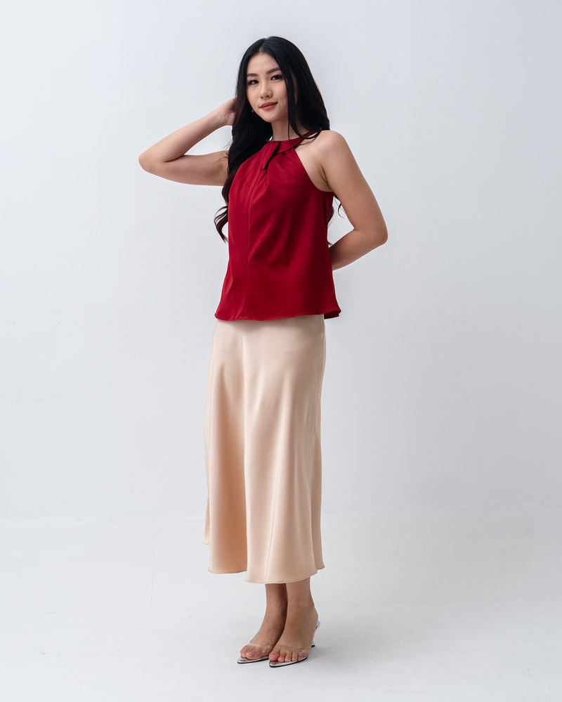 Abigail Satin Slip Skirt