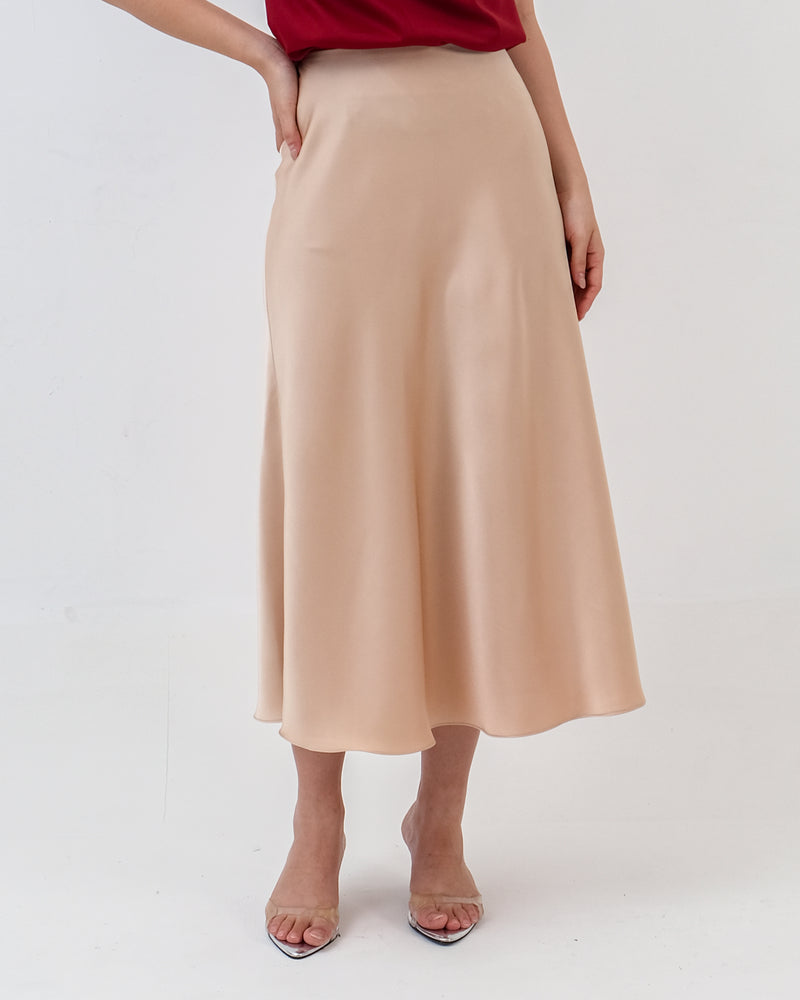 Abigail Satin Slip Skirt