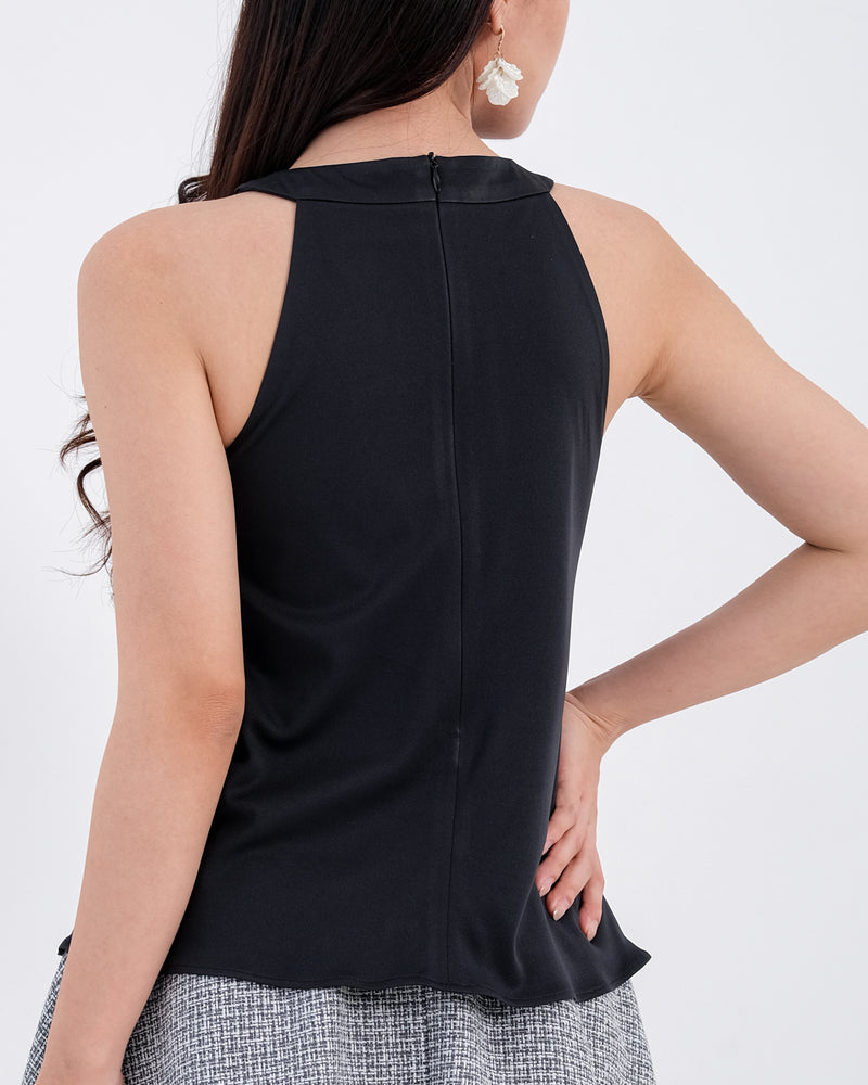 Eve Front Twist Halter Neck Top
