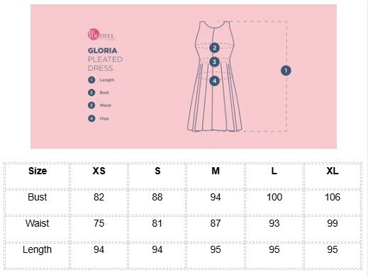 Gloria Pleated Dress