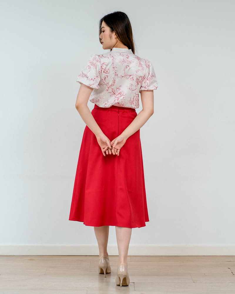 Destiny A-Line Midaxi Fit and Flare Skirt