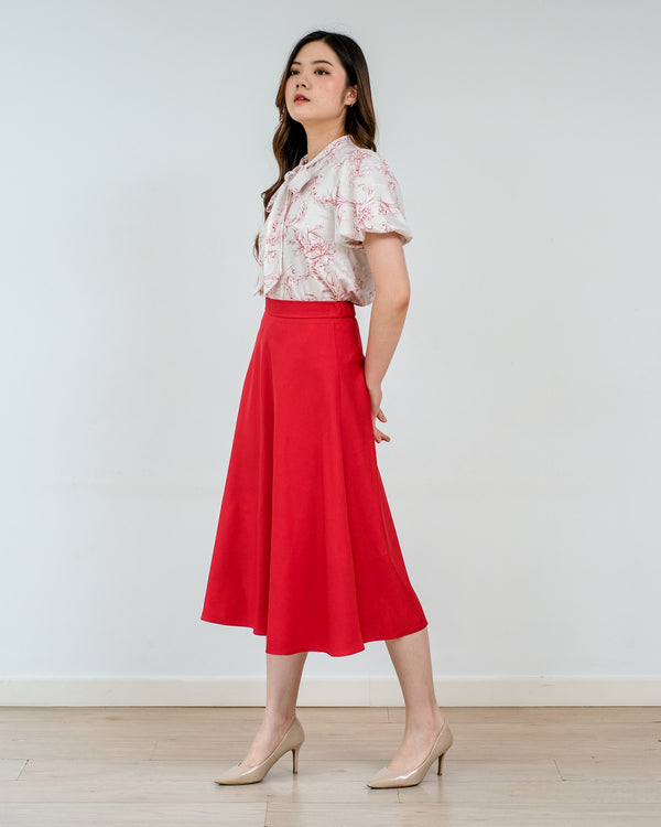 Destiny A-Line Midaxi Fit and Flare Skirt