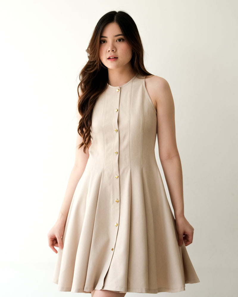 Gloria Pleated Dress
