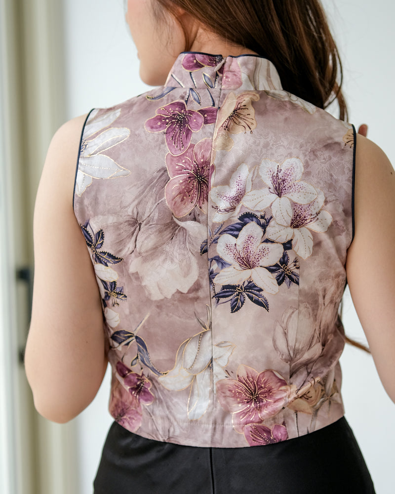 Meilin Cheongsam Crop Top