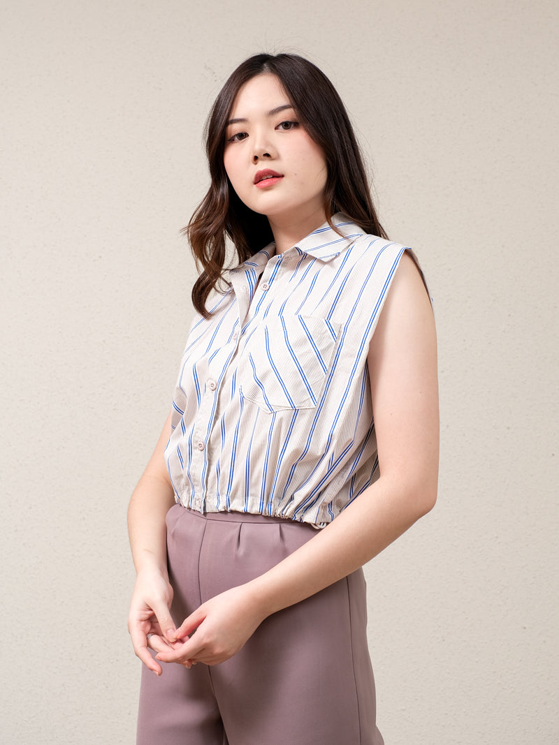Poise Boxy Crop Shirt