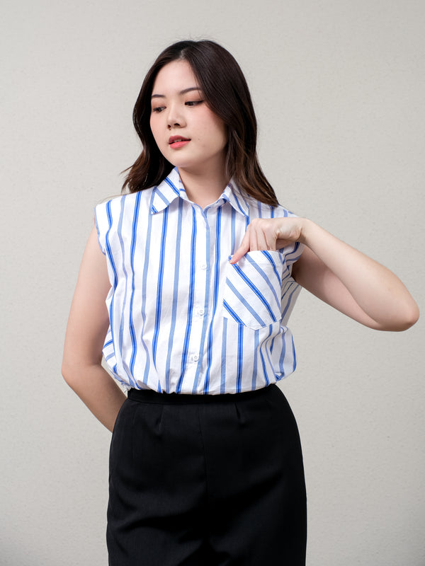 Poise Boxy Crop Shirt