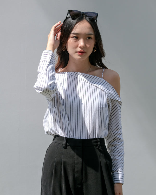 Jasmine Offshoulder Cotton Top