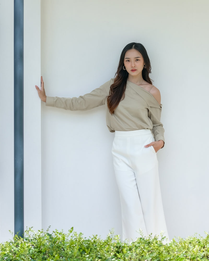 Jasmine Offshoulder Cotton Top